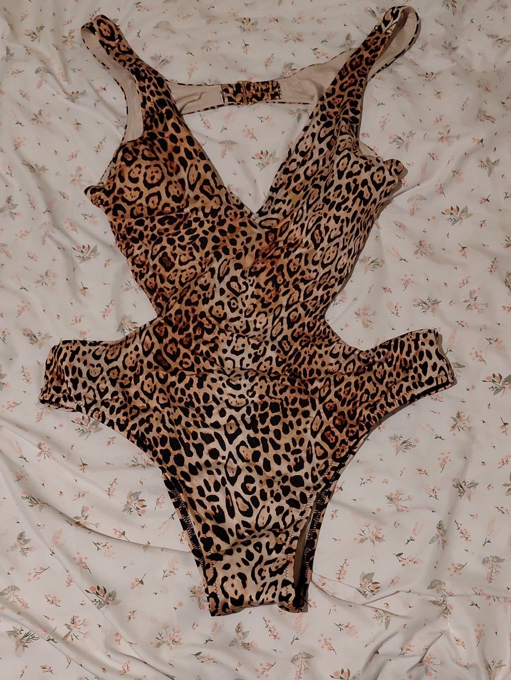 Victoria's Secret Leopard Print One-Piece Swimsuit - Brown/Tan